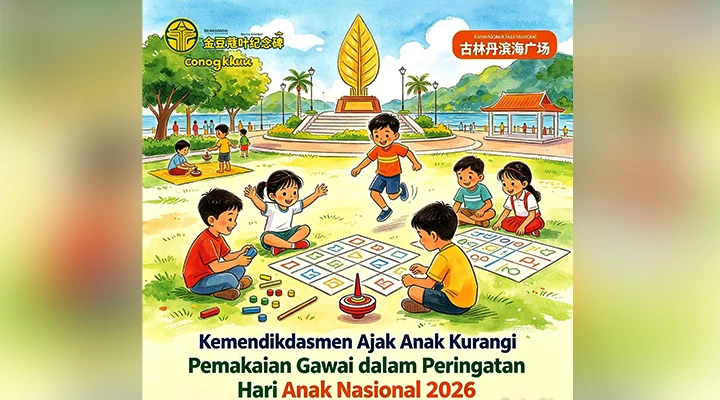 Kemendikdasmen Ajak Anak Kurangi Pemakaian HP di Peringatan Hari Anak Nasional 2026
