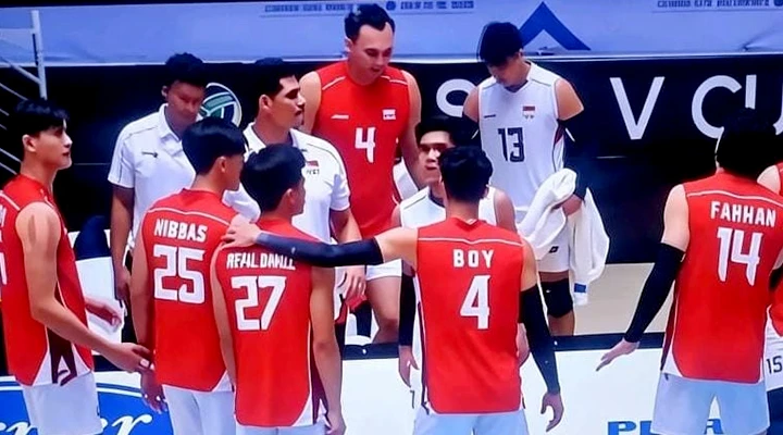 Leg 2 Bola Voli SEA V Cup, Indonesia Libas Kamboja 3-0 di Laga Perdana