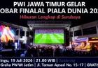 PWI Jatim Gelar Nobar Final Piala Dunia 2026 dengan Hiburan Lengkap 