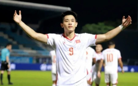 Hat-trick Nguyễn Đình Bắc Bawa Vietnam Menang Telak 7-0 atas Timor Leste di Piala AFF 2026
