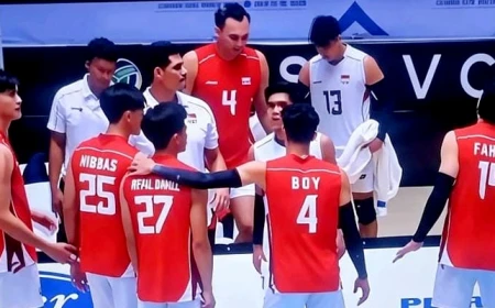 Leg 2 Bola Voli SEA V Cup, Indonesia Libas Kamboja 3-0 di Laga Perdana