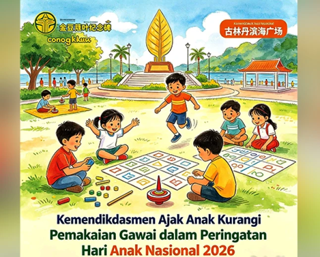 Kemendikdasmen Ajak Anak Kurangi Pemakaian HP di Peringatan Hari Anak Nasional 2026