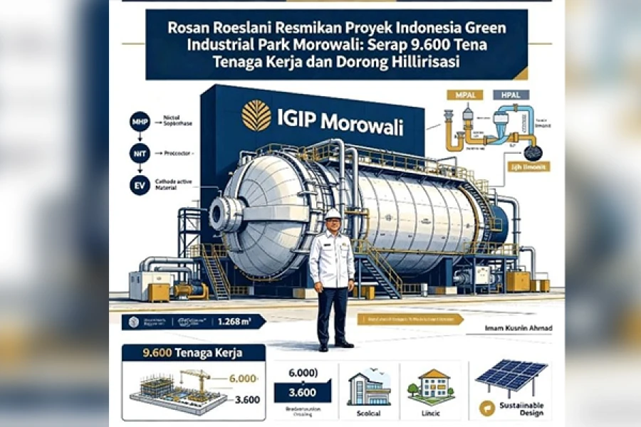 Rosan Roeslani Resmikan Proyek Indonesia Green Industrial Park Morowali: Serap Ribuan Tenaga Kerja dan Dorong Hilirisasi Nikel Berkelanjutan