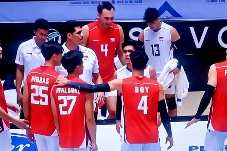 Leg 2 Bola Voli SEA V Cup, Indonesia Libas Kamboja 3-0 di Laga Perdana