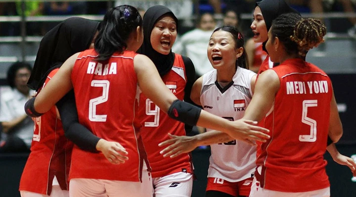 Hebat! Timnas Bola Voli Putri Indonesia Berhasil Bangkit dan Kalahkan Vietnam 3-2, Setelah Tertinggal 0-2