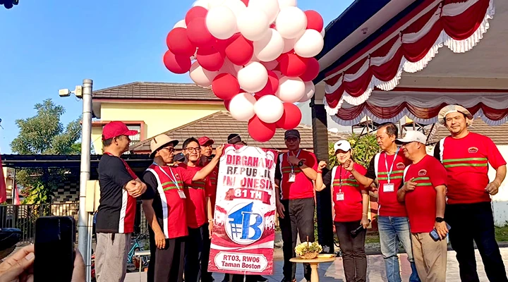 Lomba Hias Rumah di Taman Boston Puri Surya Jaya, Meriahkan HUT Kemerdekaan RI ke-81