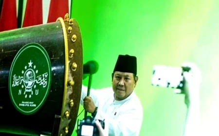 Presiden Prabowo Resmi Buka Muktamar ke-35 NU dan Minta Kartu Anggota NU.