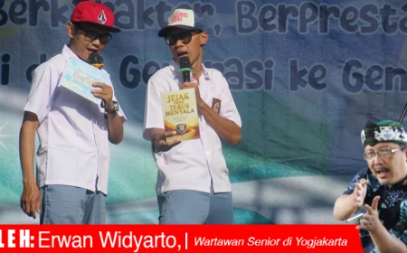 Sekolahnya Ulang Tahun, Kasmada85 Beri Kado Terbitkan Buku JYTM