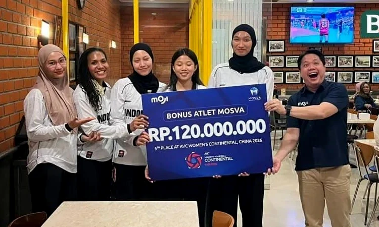 Rp120 Juta untuk Timnas Voli Putri, Bukti Bahwa Kerja Keras Selalu Dihargai