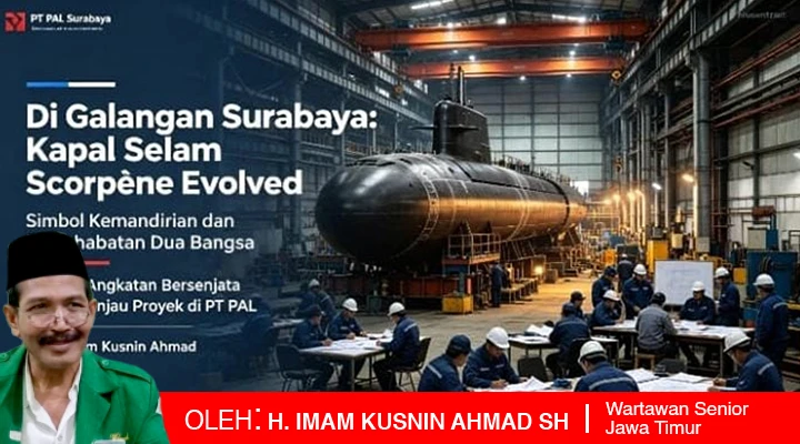 Luar Biasa, PT PAL Surabaya Bangun Dua Unit Kapal Selam Canggih Scorpène Evolved