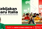 PM Italia Membatasi Jumlah Warga Asing per Kelas dan Siswa Wanita Dilarang Pakai Penutup Wajah