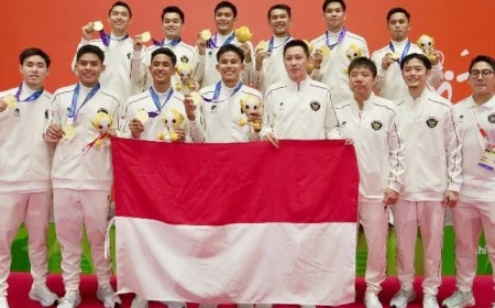 28 Tahun Penantian, Tim Beregu Putra Bulutangkis Indonesia Akhirnya Sukses Rebut Medali Emas 