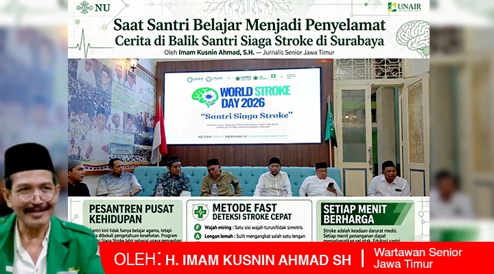 Di Kantor PCNU Surabaya, Digelar Acara Talkshow dan "Santri Siaga Stroke"