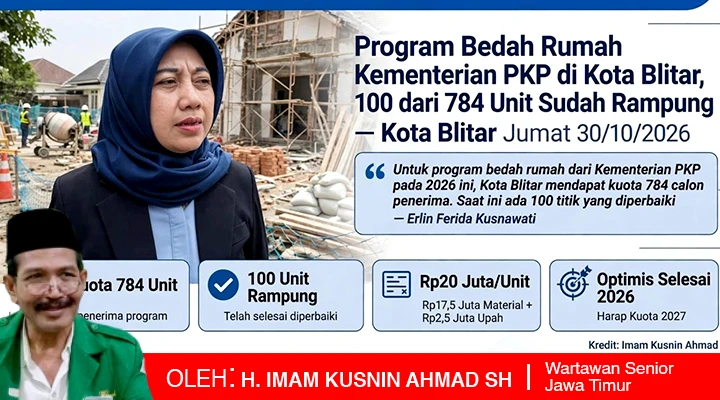 Saat Dinding Rapuh Kembali Kokoh: 100 Keluarga di Blitar Kini Punya Rumah Lebih Layak