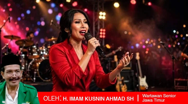 Saat Suara Penyanyi Top Anggun C. Sasmi Menyatu dengan Puluhan Ribu Suporter Indonesia