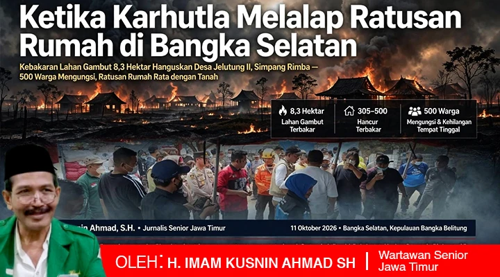 Mengungkap Penyebab Karhutla yang Melalap Ratusan Rumah di Bangka Selatan