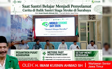 Di Kantor PCNU Surabaya, Digelar Acara Talkshow dan "Santri Siaga Stroke"